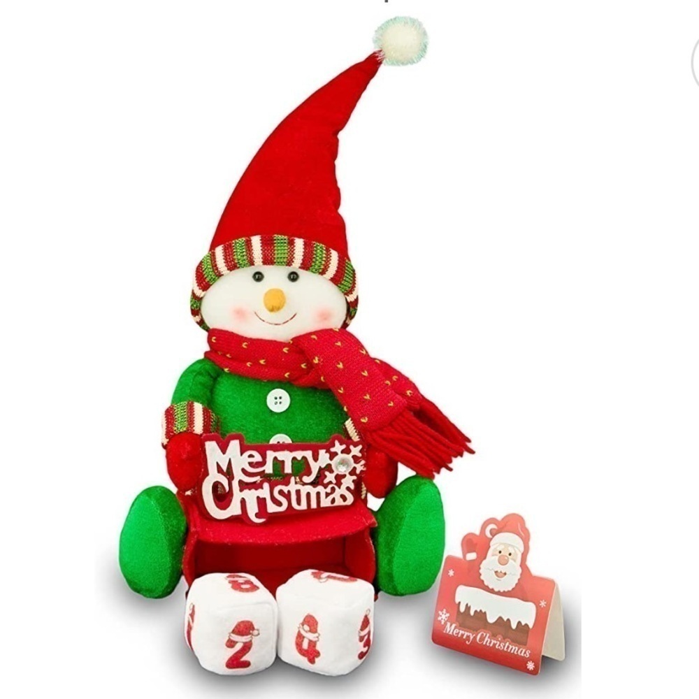 Countdown Calendar 2023 Snowmen Collections Stuffed Animal Plush Festival Unique